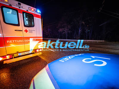 Scooterfahrer verunglückt auf der Pischekstraße in S-Ost, wird verletzt ins Krankenhaus gebracht