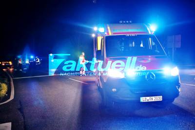 Rotlichtverstoß auf der L1100 bei Murr - Mehrere leichtverletzte