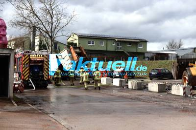 Remseck: Brand eines Müllautos 