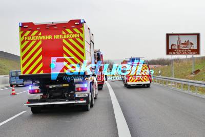Tödlicher LKW-Crash auf der A6: Truck mit explosiver Aceton-Ladung fährt in Unfallstelle mit weiteren Lastern - Fahrer stirbt, Autobahn voll gesperrt