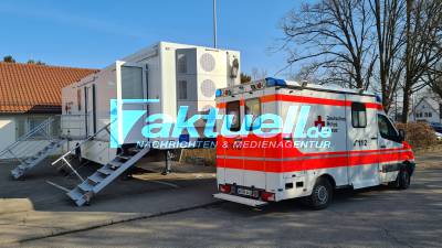 Mit dem Impf-Truck - einem mobilem Impfzentrum - zu den alten Menschen