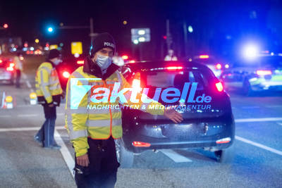 Wieder Ausgangssperren in der Nacht: Polizei kontrolliert in Ludwigsburg Autofahrer und Linienbusse