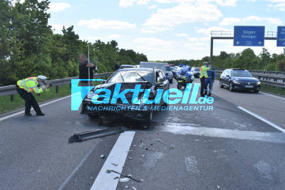 Auffahrunfall: A81 in Richtung Stuttgart Höhe Böblingen Hulb musste gesperrt werden
