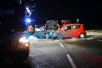 Kreuzungscrash unter Drogen bei Aspach - Unfall fordert zwei schwer Verletzte - Landstraße für 3 Stunden gesperrt