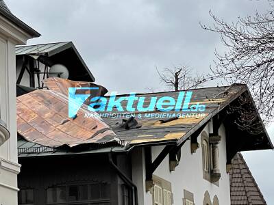 Sturm über Stuttgart richtet erste Schäden an
