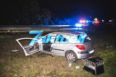 Mit 2,5 Promille! 25-Jährige junge Frau schwer in Autobahn-Ausfahrt gecrasht - Auffahrt 7 A2 bei Herten gesperrt in der Nacht