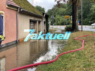 Unwetter Über Brandenburg - Starkregen verursacht Überschwemmungen in Nordbrandenburg