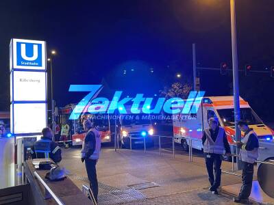 Großübung der Feuerwehr - 130 Einsatzkräfte von Feuerwehr, Rettungsdienst und SSB üben im Stadtbahntunnel Killesberg