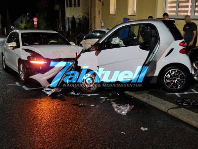 Zwei Schwerverletzte bei Frontalzusammenstoß in Heilbronn