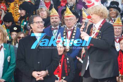 Karnevalseröffnung in der Stuttgarter City 