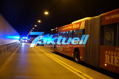 Wagenburgtunnel nach Unfall in beide Richtungen gesperrt