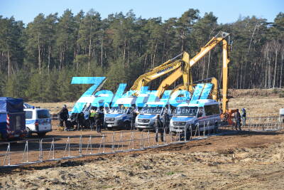 Räumung vom Protest-Camp: Polizeieinsatz im Waldgebiet der Laußnitzer Heide
