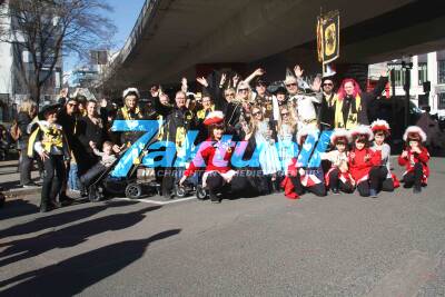 Großer Jubiläums-Fasnachtsumzug in der Stuttgarter Innenstadt