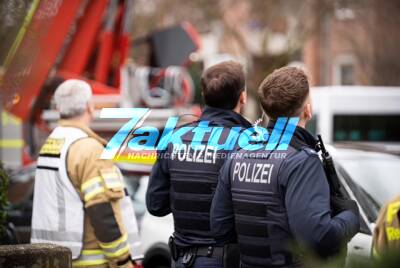Festnahme fehlgeschlagen - Feuerwehr muss Dach absuchen - Ist der Verdächtige durch das Fenster abgehauen? Forellstrasse Recklinghausen-Süd