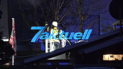 Wohnhaus in Flammen - Starke Rauchentwicklung - Polizei ermittelt mit Brandursachenermittler