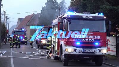Wohnhaus in Flammen - Starke Rauchentwicklung - Polizei ermittelt mit Brandursachenermittler