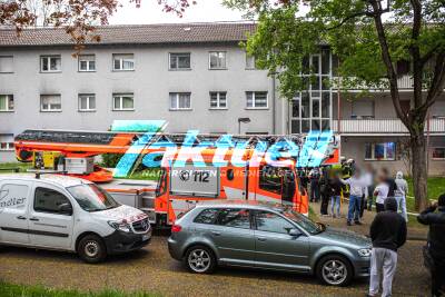 Kellerbrand in Feuerbach - Treppenhaus stark verraucht