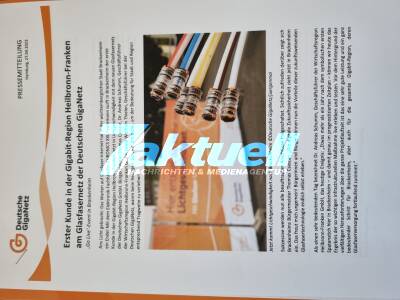 Breitbandausbau: GigaNet stellt ersten Kunden das Internet bereit - Brackenheim einer von 2 Hauptverteilern fürs Glasfaserinternet in der Region