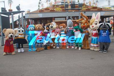 1. Stuttgarter Maskottchen-Treff aus dem Frühlingsfest