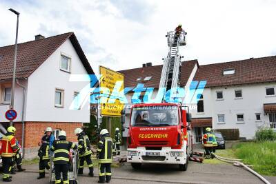 Trockner brennt in Keller - Mehrere Verletzte bei Feuer in Rudersberg