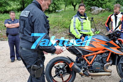 Großangelegte Motorradkontrolle in Oberbayern - Schwerpunkttag für Motorradsicherheit - zahlreiche Verstöße festgestellt