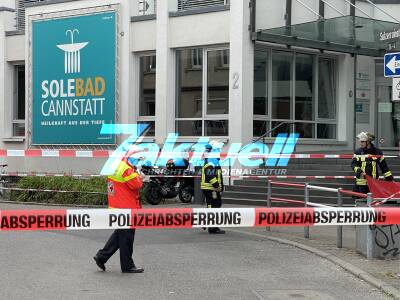 Chlorgasaustritt in einem Schwimmbad - Großeinsatz der Feuerwehr
