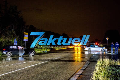 Frontalcrash! - Unfall mit drei Verletzten an B14 Abfahrt - Zwei PKWs kollieren bei Schwaikheim 