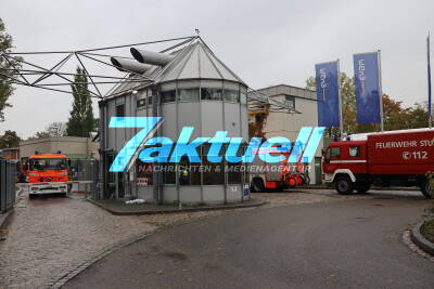 Ammoniak ausgelaufen - Großeinsatz der Feuerwehr am Kraftwerk Münster