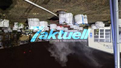 Brand in verlassener Autowerkstatt im Leipziger Norden - Feuerwehr greift schnell ein und verhindert Brandausbreitung