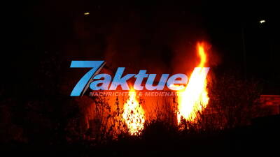 Nächtlicher Brand im Leipziger Osten