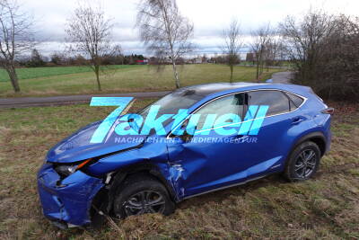Zwei Verletzte bei Verkehrsunfall im Leipziger Südwesten - Vierbeiniger Passagier übersteht Unfall unverletzt