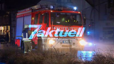 Silvesternacht: erster Einsatz der Feuerwehr Recklinghausen wohnungsbrand in Shishabar