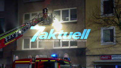 Silvesternacht: erster Einsatz der Feuerwehr Recklinghausen wohnungsbrand in Shishabar
