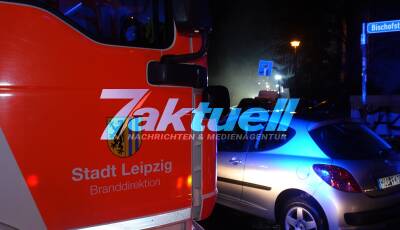 Sechs Verletzte bei Kellerbrand in Mehrfamilienhaus - Feuer in Leipzig-Leutzsch