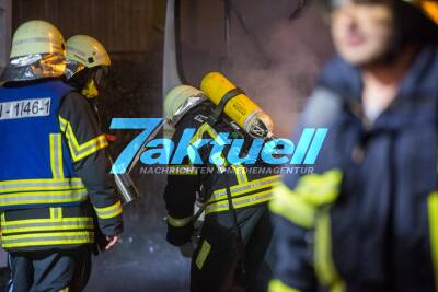 Sprinter in Flammen