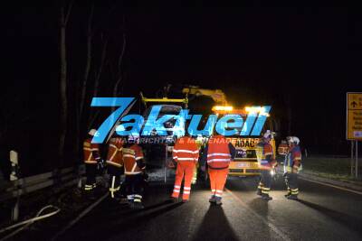 B35/Maulbronn: Transporter fängt feuer