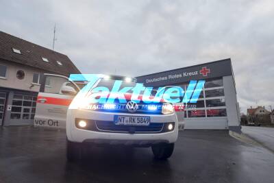 VW Amarok, das neue Helfer-vor-Ort Einsatzfahrzeug der DRK Bereitschaft Weilheim/Teck