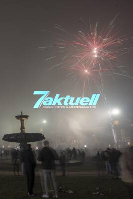 Silvester in Stuttgart auf dem Schloßplatz