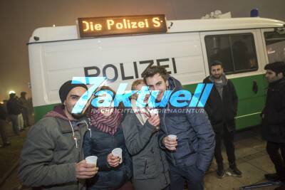 Silvester in Stuttgart auf dem Schloßplatz