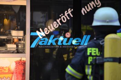Feuer in Dönerbude in Pforzheimer Fußgängerzone