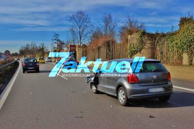 Verkehrsunfall beim Spurwechsel aufgrund von Bauarbeiten
