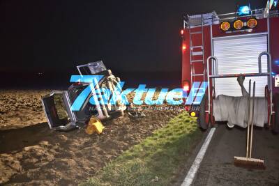 Heftiger Frontalcrash auf der K12 zw. Steinweiler und Winden