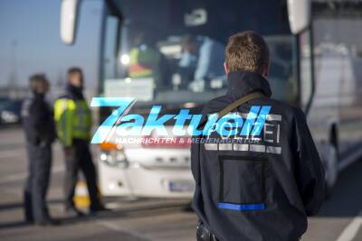 Polizeikontrollaktion der Fernbusse nach Süd- und Osteuropa