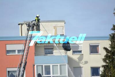 Großübung der Feuerwehren im Durlanger Hochhaus