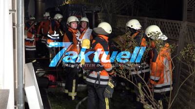 Kellerbrand - Heizraum mit Heizöltank betroffen - Meerschweinchen gerettet