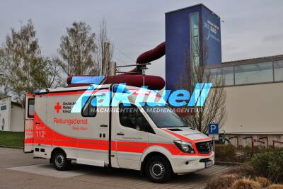 Badeunfall im Schorndorfer Oskar Frech Seebad - Person eingeklemmt