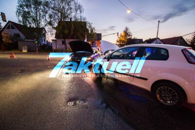 Stuttgart-Plieningen Verkehrsunfall beim Abbiegen - Keine Verletzten