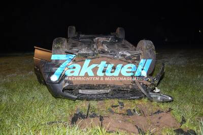 Schwerer Verkehrsunfall auf der L1148 zwischen Schorndorf und Miedelsbach, Pkw überschlagen