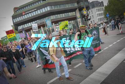 „Global Marijuana March“ in Stuttgart: Demonstration für Legalisierung von Cannabis