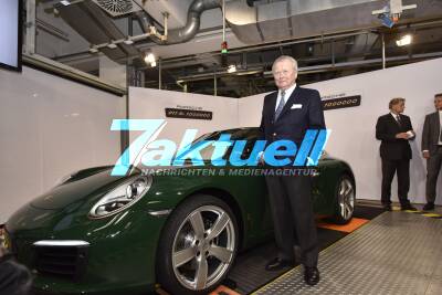 Produktions-Jubiläum des 1.000.000sten Porsche 911